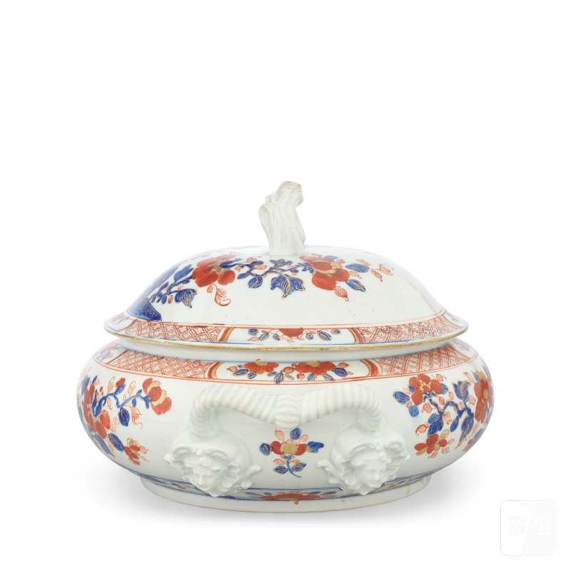 A Bow tureen and cover, circa 1748-50 - 图3